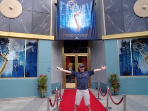Darren La Croix at Universal Studios getting excited about Fripp's speech