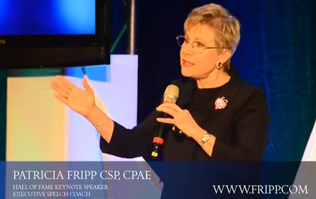 Patricia Fripp, CSP, CPAE - Executive Speech Coach, Sales Presentation Expert & Hall of Fame Keynote Speaker