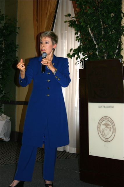 Executive Speech Coach & Hall of Fame Keynote Speaker, Patricia Fripp at the Golden Gate Breakfast Club