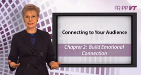 Through Fripp Virtual Training, Patricia Fripp explains why and how to connect with your audience.