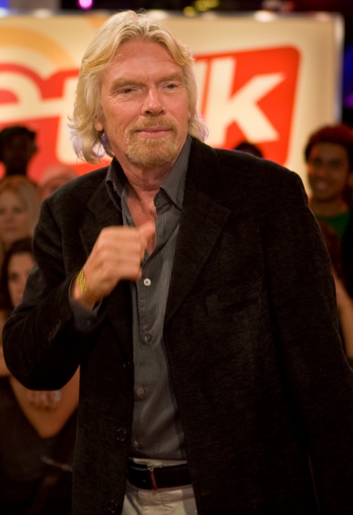 Sir Richard Branson at the eTalk Festival Party, during the Toronto International Film Festival by Richard Burdett