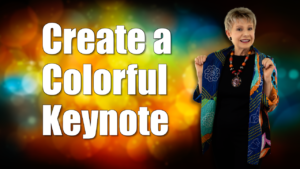 Create a colorful keynote