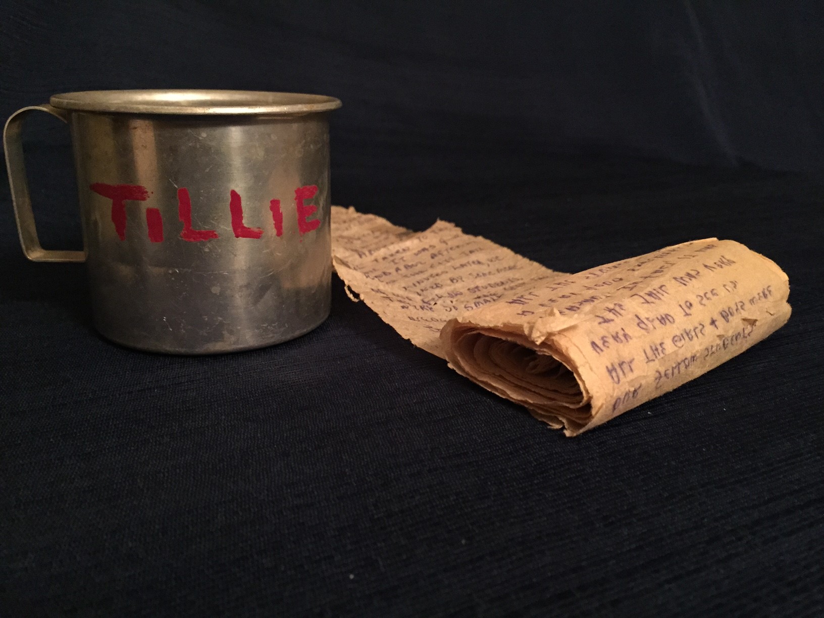 Tin Cup and Letter Mentioned in Commencement Speech