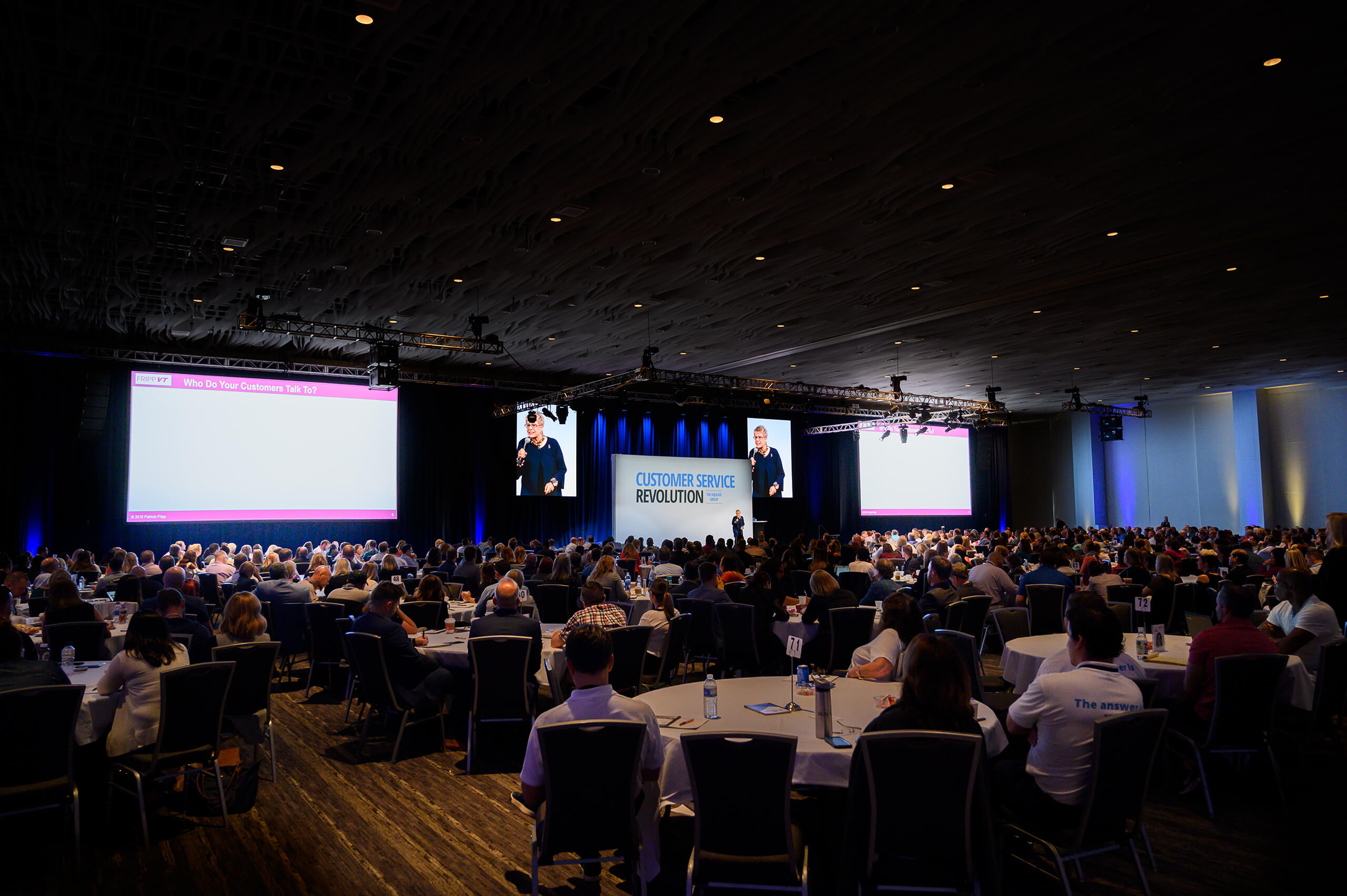 Executive Speech Coach & Creator of FrippVT, Patricia Fripp in Action Photo of Coaching with Client